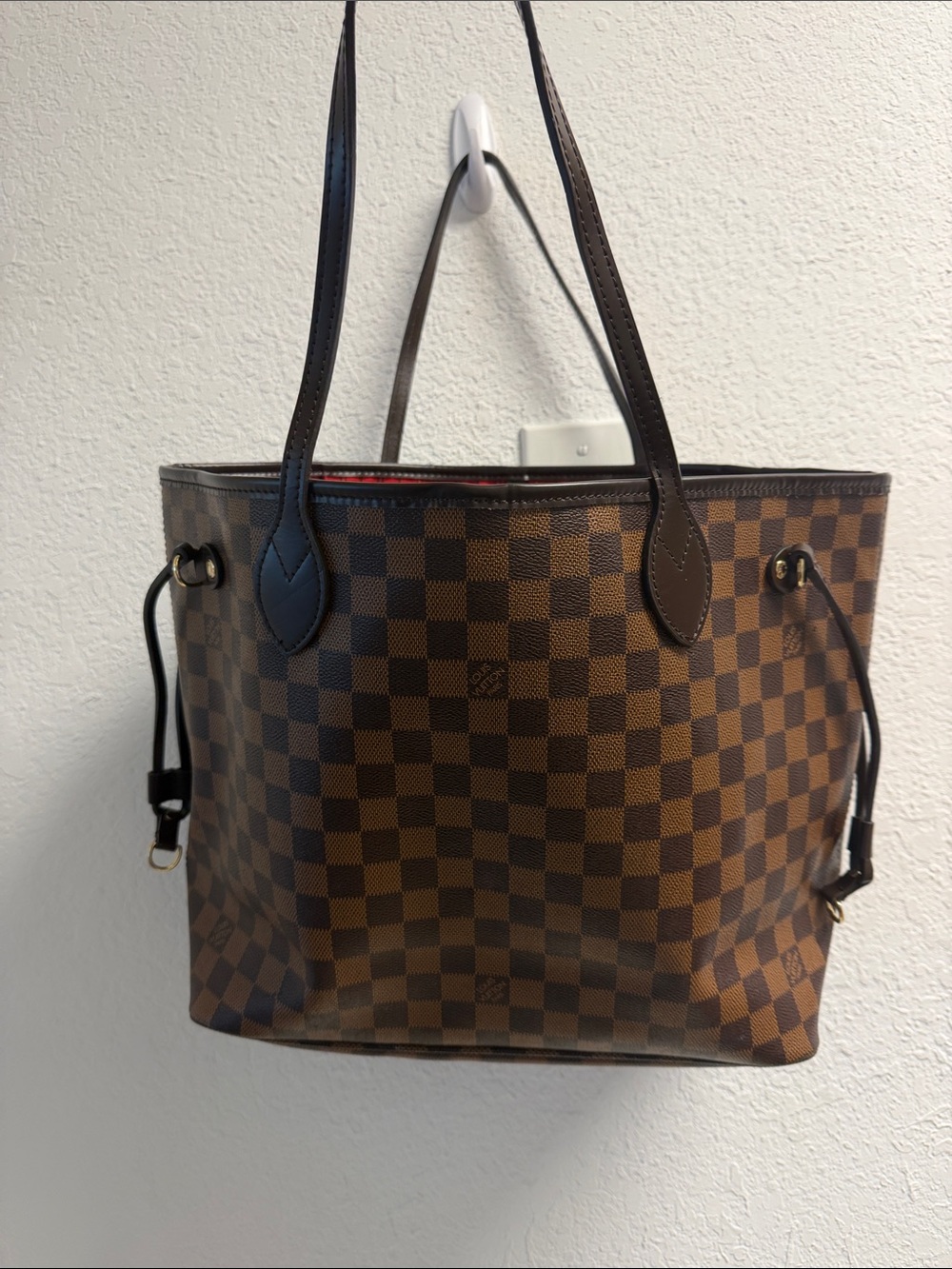 NEW Tote Bag checkered bag w Wristlet included